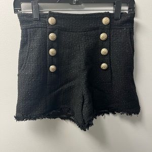 Generation Love Women’s Lizzy Tweed black button size  00-0/XXS NWT!